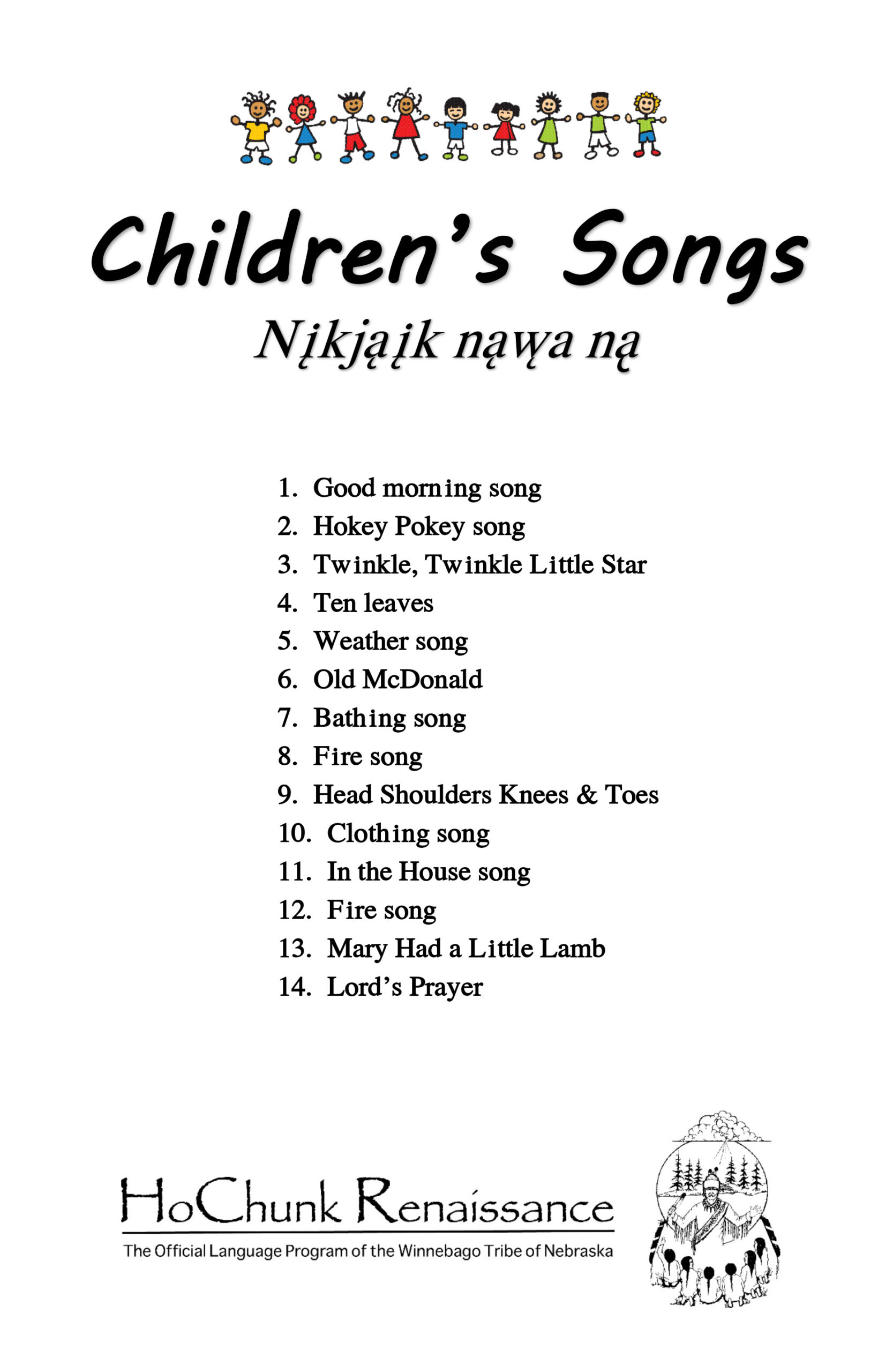 Children's Song Lyrics - HoChunk Renaissance